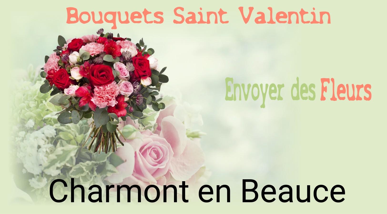 Roses de Saint-Valentin livrées à Charmont-en-Beauce